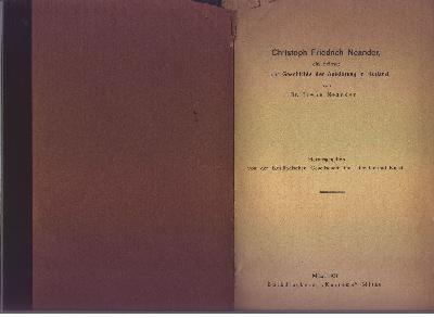 C.+F.+Neander+Ein+Beitrag+zur+Geschichte+der+Aufkl%C3%A4rung+in+Kurland+Mitau+1931