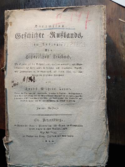 Karamasins+Geschichte+Russlands+im+Auszuge+Ein+historisches+Lesebuch++F%C3%BCr+Schulen+und+den+Selbstunterricht+durchaus+accentuiert+mit+Worterkl%C3%A4rungen+und+Redensarten+in+deutscher+und+franz%C3%B6sischer+Sprache%2C+nebst+Hinweisungen+auf+die+Grammatik%2C+als+dritter+Theil+zur+5ten+Auflage+der+russischen+Sprachlehre