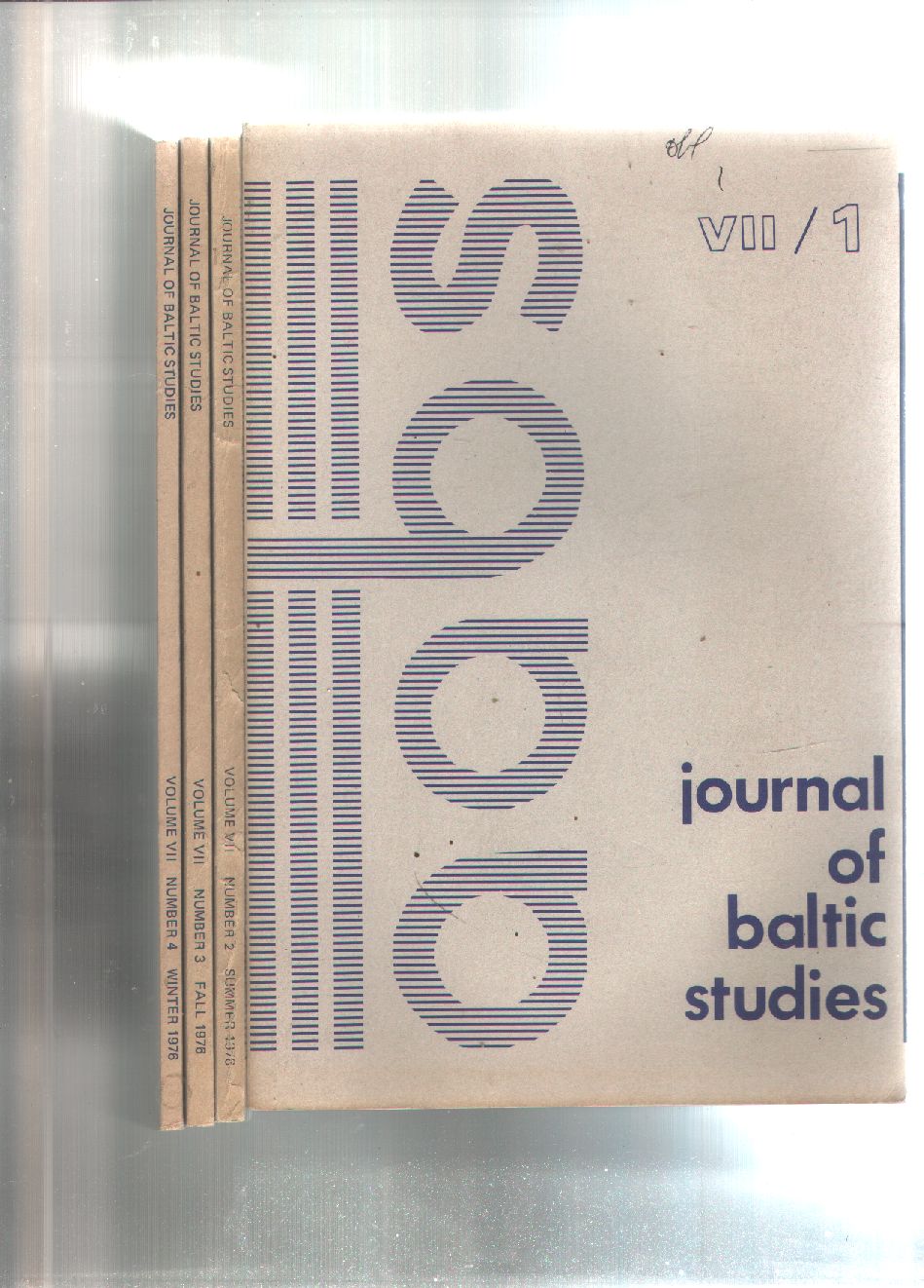 Journal of baltic studies Vol. VII, Nr. 14 Randbuch.info