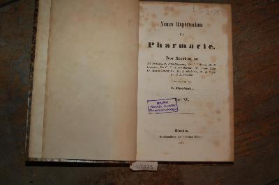 Neues+Repertorium+f%C3%BCr+Pharmacie+Band+15