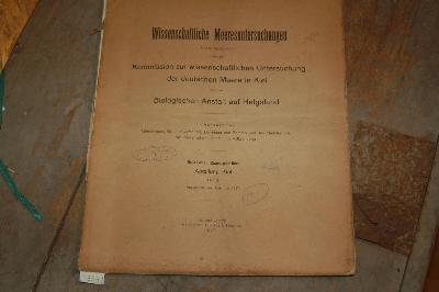 Wissenschaftliche+Meeresuntersuchungen+herausgegeben+von+der+Kommission+zur+wissenschaftlichen+Untersuchung+der+deutschen+Meere+in+Kiel+und+der+biologischen+Anstalt+auf+Helgoland++Heft+2+1927+Broschur+etwas+gr%C3%B6sser+A4