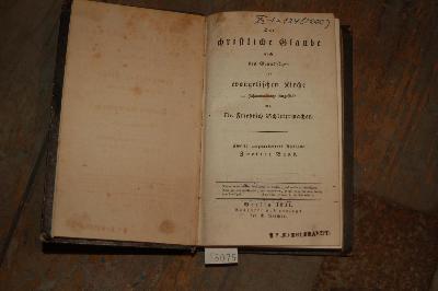 Der+christliche+Glaube+nach+den+Grunds%C3%A4tzen+der+evangelischen+Kirche+im+Zusammenhange+dargestellt++2.+Band