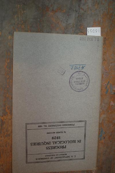 Progress+in+Biological+Inquiries+%28Fishery+in+sea%2C+rivers+and+lakes+mainly+North+america%29