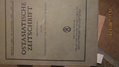 Ostasiatische+Zeitschrift++5.+Heft+1937