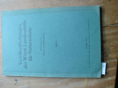 Ver%C3%B6ffentlichungen+der+staatlichen+Stelle+f%C3%BCr+Naturschutz+beim+W%C3%BCrtt.+Landesamt+f%C3%BCr+Denkmalpflege+Heft+13