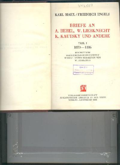 Briefe+an+A.+Bebel%2C+W.+Liebknecht%2C+K.+Kautsky+und+Andere+Teil+1+1870-86