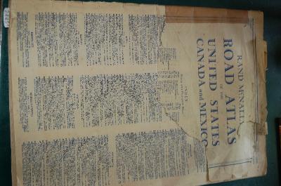 Road Atlas of the United Staes Canada and Mexico - Front Cover