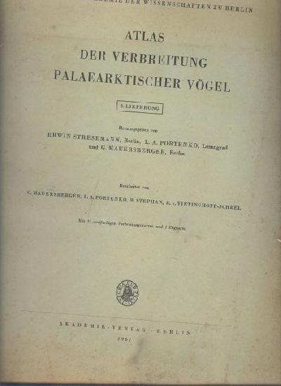 Atlas+der+Verbreitung+Palaearktischer+Vogel++2.+Lieferung