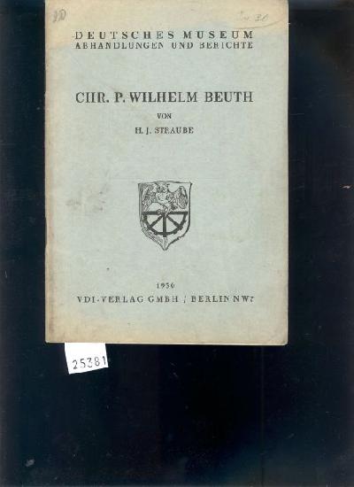 Chr.+P.+Wilhelm+Beuth