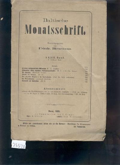 Baltische+Monatsschrift++32.+Band++9.+Heft