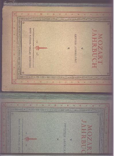 Mozart+Jahrbuch++Erster+und+Zweiter+Jahrgang
