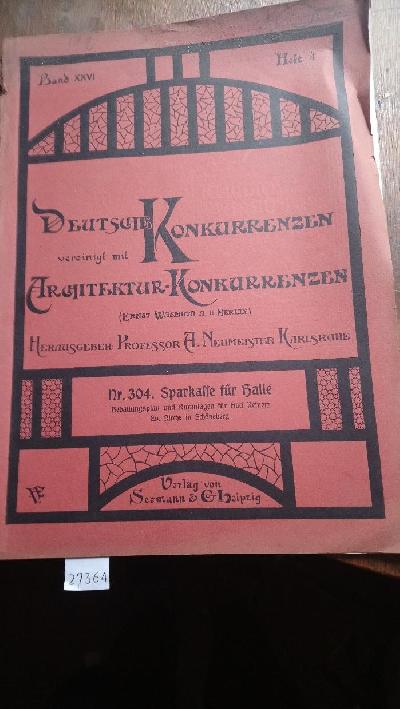 Deutsche+Konkurrenzen+vereinigt+mit+Architektur+-+Konkurrenzen++Band+26+Heft+4++Sparkasse+f%C3%BCr+Halle++Bebauungsplan+und+Kuranlagen+f%C3%BCr+Bad+Reinerz++Ev.+Kirche+in+Sch%C3%B6neberg