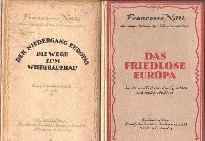 Das+friedlose+Europa++Der+Niedergang+Europas++Die+Wege+zum+Wiederaufbau++%282+B%C3%BCcher%29