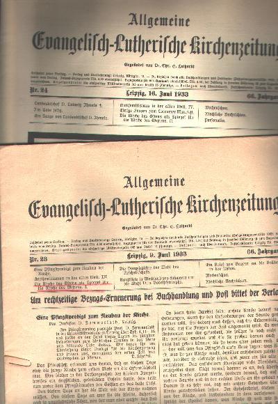 Allgemeine+Evangelisch+-+Lutherische+Kirchenzeitung++Nr.+23+und+24+1933