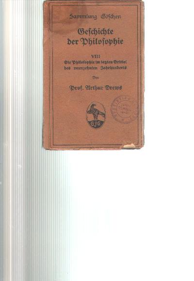 Geschichte+der+Philosophie+VIII+++Die+Philosophie+im+letzten+Drittel+des+neunzehnten+Jahrhunderts