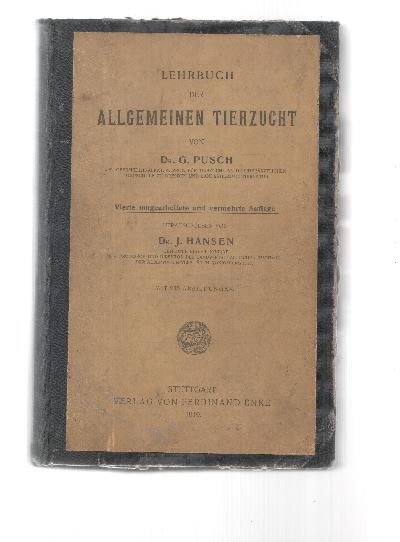 Lehrbuch+der+allgemeinen+Tierzucht