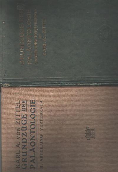 Grundz%C3%BCge+der+Pal%C3%A4ontologie+%28Pal%C3%A4ozoologie%29++1.+Abteilung%3A+Invertebrata+und+2.+Abteilung%3A+Vertebrata.++2+B%C3%A4nde