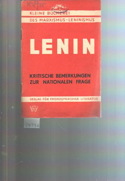 Kritische+Bemerkungen+zur+Nationalen+Frage