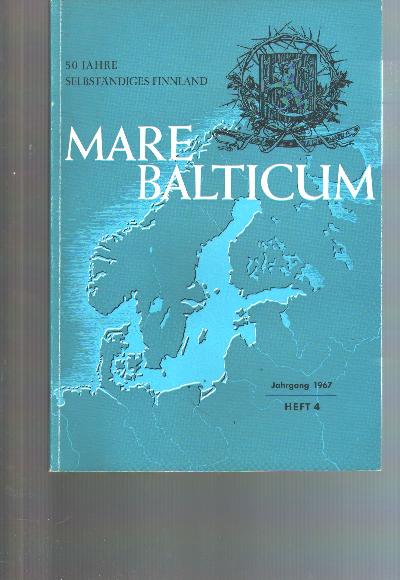 Mare+Balticum+Heft+4++Jahrgang+1967++50+Jahre+selbstst%C3%A4ndiges+Finnland