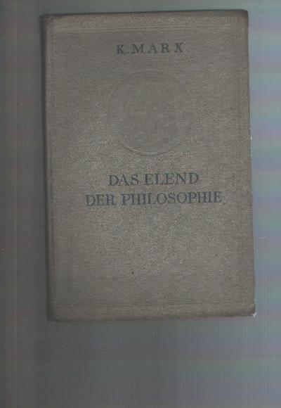 Das+Elend+der+Philosophie+Antwort+auf+Proudhons+