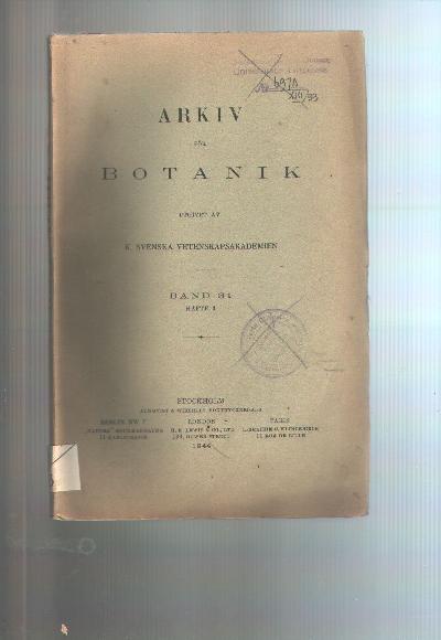 Arkiv+f%C3%B6r+Botanik++Band+31+H%C3%A4fte+3