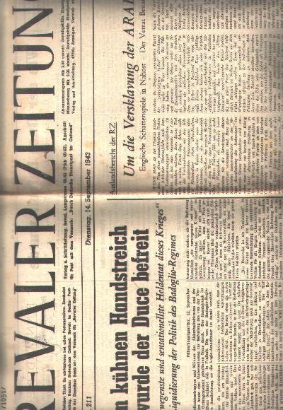 Revaler+Zeitung++14.+September+1943