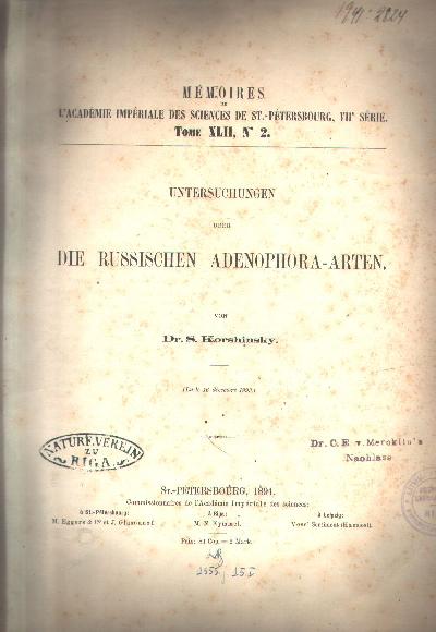 Untersuchungen+%C3%BCber+die+russischen+Adenophora+-+Arten++%28Memoires+de+l%27Academie+Imperiale+des+sciences+de+St.+Petersburg%2C++VII.+Serie++Tome+XLII%2C+Nr.+2%29