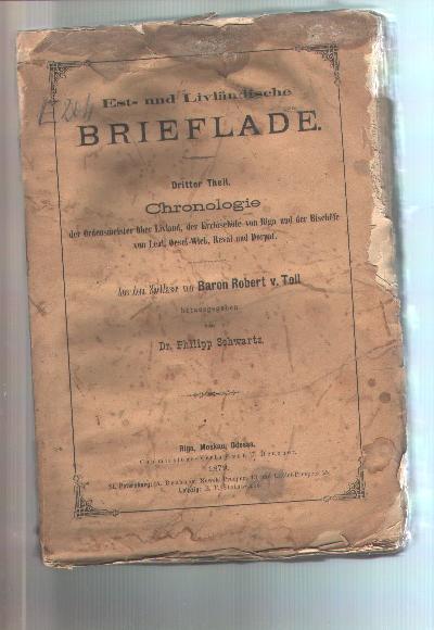 Ehst-+und+Livl%C3%A4ndische+Brieflade+Eine+Sammlung+von+Urkunden+zur+Adels-+und+G%C3%BCtergeschichte+Ehst-+und+Livlands%2C+in+Uebersetzungen+und+Ausz%C3%BCgen.+Zweite+Abtheilung%3A+Schwedische+und+polnische+Zeit+-+ERSTER+BAND+und+ZWEITER+BAND+.++Die+Jahre+1561+bis+1650++und+die+Jahre+1651+bis+1697