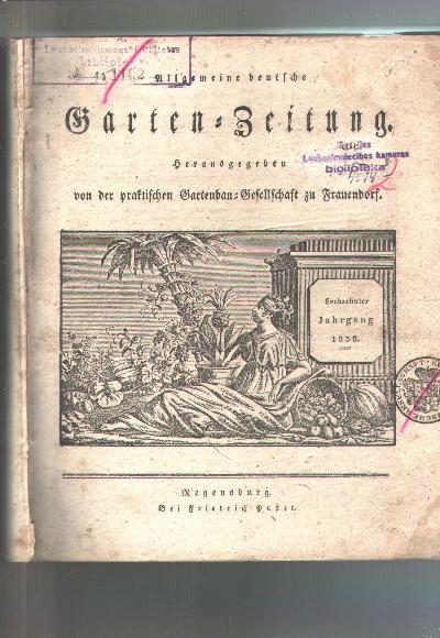 Allgemeine+deutsche+Garten+-+Zeitung++Sechzehnter+Jahrgang