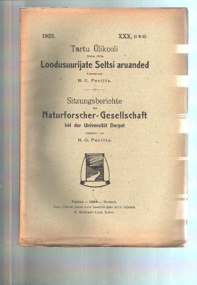 Sitzungsberichte+der+Naturforscher+Gesellschaft+bei+der+Universit%C3%A4t+Tartu++1923+XXX+%281-2%29