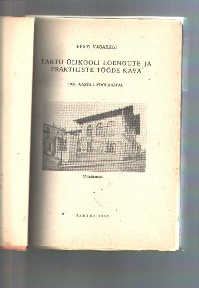 Eesti+Vabariigi+Tartu+%C3%9Clikooli+Toimetused++Acta+et+Commentationes+Universitatis+Tartuensis+%28Dorpatensis%29++C++Annales++XVI+-+XVIII