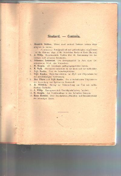 Eesti+Vabariigi+Tartu+%C3%9Clikooli+Toimetused++Acta+et+Commentationes+Universitatis+Dorpatensis++A++Mathematica%2C+Physica%2C+Medica++V