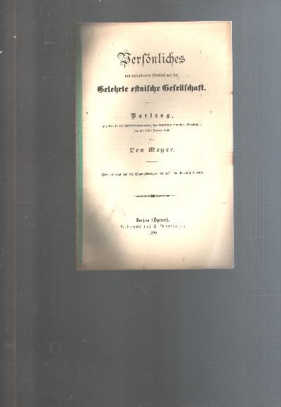 Pers%C3%B6nliche+mit+besonderem+Hinblick+auf+die+Gelehrte+Estnischen+Gesellschaft++++Vortrag+gehalten+in+der+Jahresversammlung+der+Gelehrten+Estnischen+Gesellschaft+am++18.+%2830.%29+Januar+1899