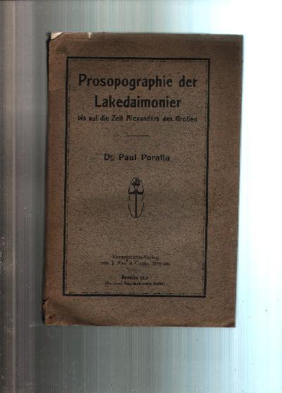 Prosopographie+der+Lakedaimonier++bis+auf+die+Zeit+Alexanders+des+Grossen