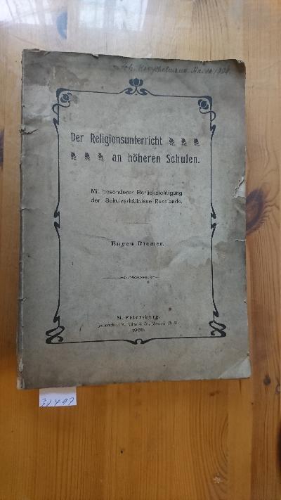 Der+Religionsunterricht+an+h%C3%B6heren+Schulen++mit+besonderer+Ber%C3%BCcksichtigung+der+Schulverh%C3%A4ltnisse+Ru%C3%9Flands