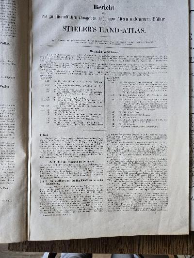 Hand - Atlas über alle Theile der Erde nach dem neuesten Zustande und über das Weltgebäude - Front Cover