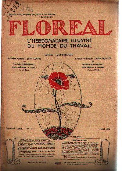 Floreal+L+Hebdomadaire+Illustr%C3%A9+du+Monde+du+travail++Nr.+19