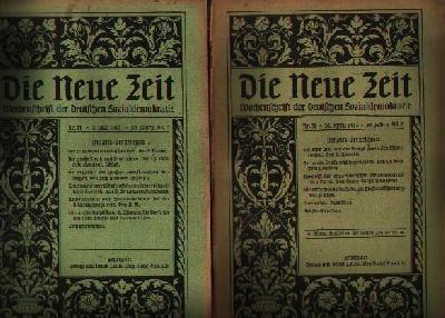 Die+neue+Zeit++Wochenschrift+der+deutschen+Sozialdemokratie++2+Hefte++30.+Jg.+Nr.+30+und+31