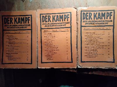 Der+Kampf+sozialdemokratische+Monatsschrift+Heft+4%2C7%2C12++Jahrgang+V++1912