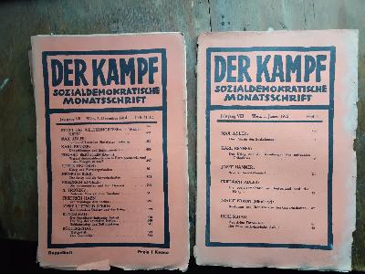 Der+Kampf+sozialdemokratische+Monatsschrift+Heft+11%2F12+%281914%29%2C1%281915%29