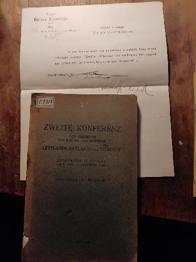 Zweite+Konferenz+der+Vertreter+von+Handel+und+Industrie+Lettlands%2C+Estlands+und+Litauens%2C+Abgehalten+in+Tallinn+am+7.+und+8.+Dezember+1929+%28+Protokolle+und+Referate%29