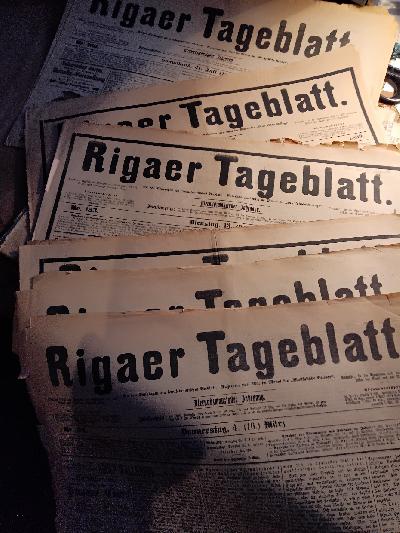 Rigaer+Tageblatt++Nr.+52%2C53%2C152%2C153%2C157%2C168++1899