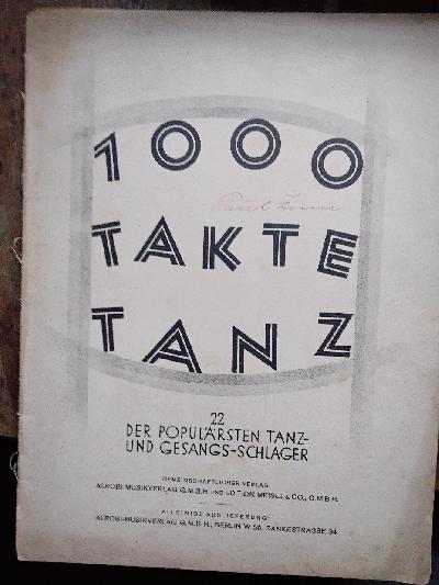 1000+Takte+Tanz++22+der+popul%C3%A4rsten+Tanz-+und+Gesangs-+Schlager