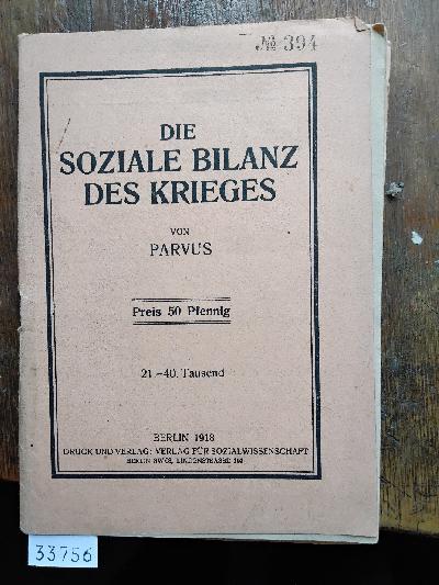 Die+soziale+Bilanz+des+Krieges