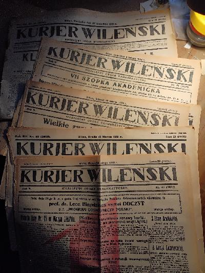 Kurjer+Wilenski++Niezalezny+Organ+demokratyczny+Rok+V+Nr.+31%2C44%2C59%2C64++Rok+VIII+Nr.++63%2C94%2C9596