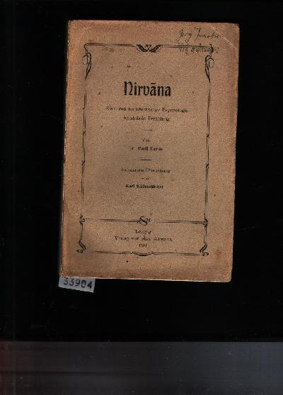 Nirvana++Eine+von+buddhistischer+Psychologie+handelnde+Erz%C3%A4hlung