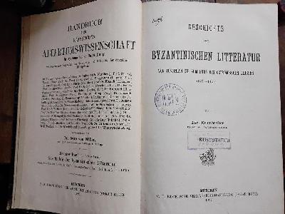 Geschichte+der+Byzantinischen+Literatur++von+Justinian+bis+zum+Ende+des+Ostr%C3%B6mischen+Reiches+%28527+-+1453%29