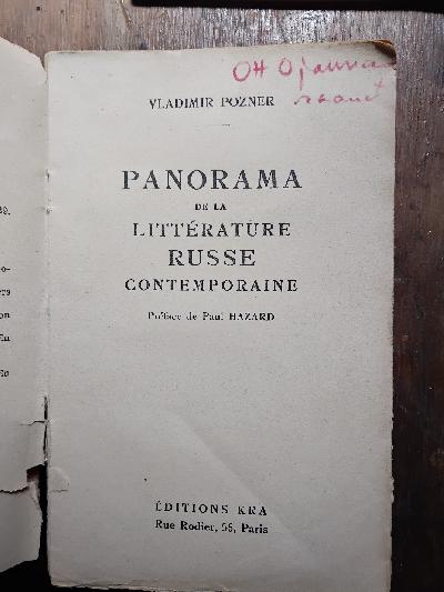 Panorama+de+la+Litterature+Russe+Contemporaine