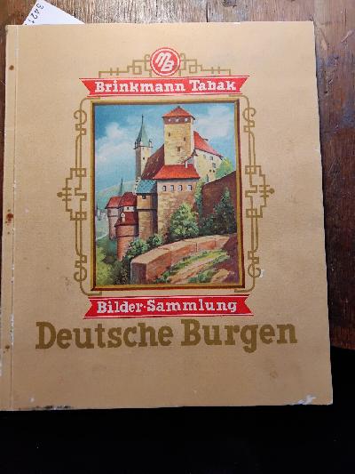 Deutsche+Burgen++Brinkmann+Tabak+Zigarettenbilderalbum