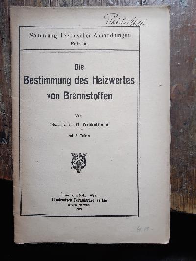 Die+Bestimmung+des+Heizwertes+von+Brennstoffen